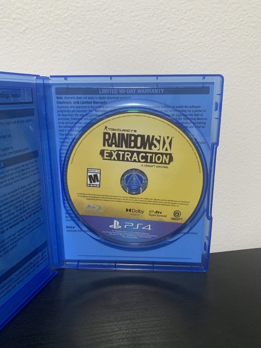 Rainbow Six Extraction - PS4 - PlayStation 4 - Disc Only - LikeNew - Tom Clancy